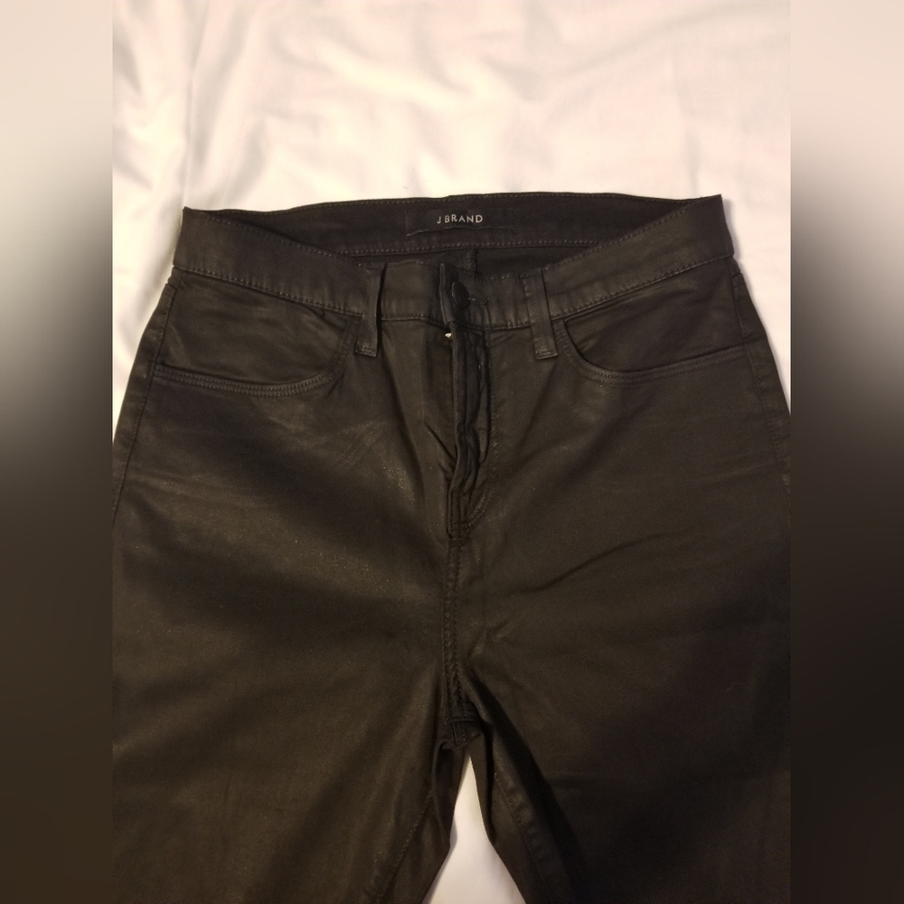 J Brand María Hihg Rise Skinny Jeans Black Size 30 - Picture 10 of 11